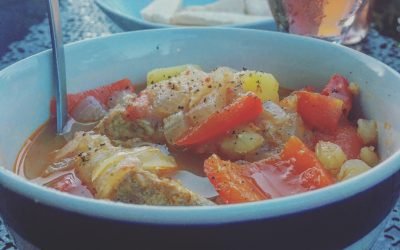greek style tuna stew…