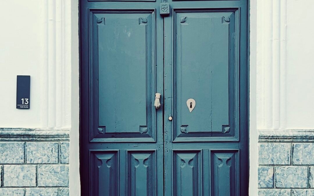 the restoration of our front doors…